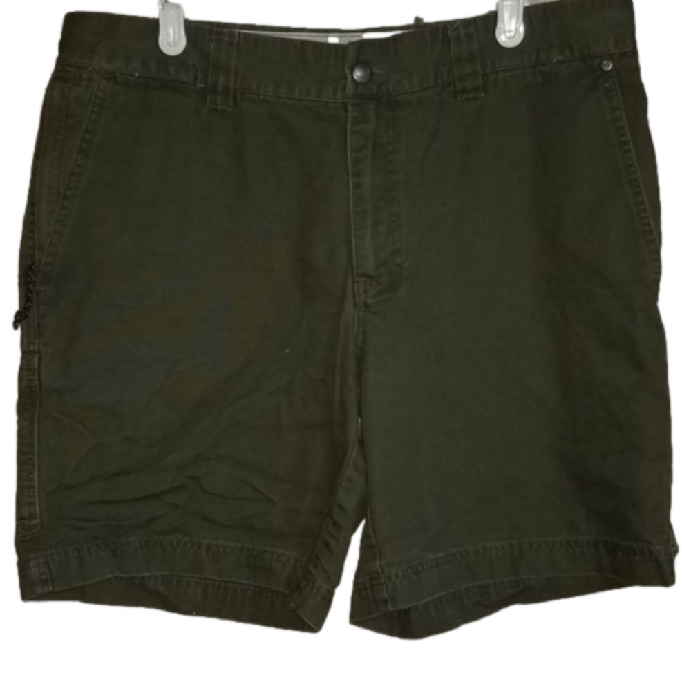 Columbia Mens ROC Shorts Dark Green AM4358 Size 34
